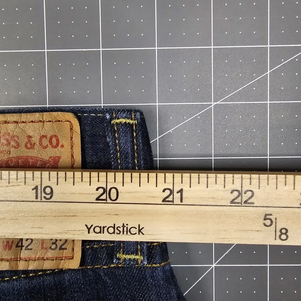 Levis 514 Jeans 42x32 Dark Wash Slim Straight Preppy Work Casual Biker Outdoors